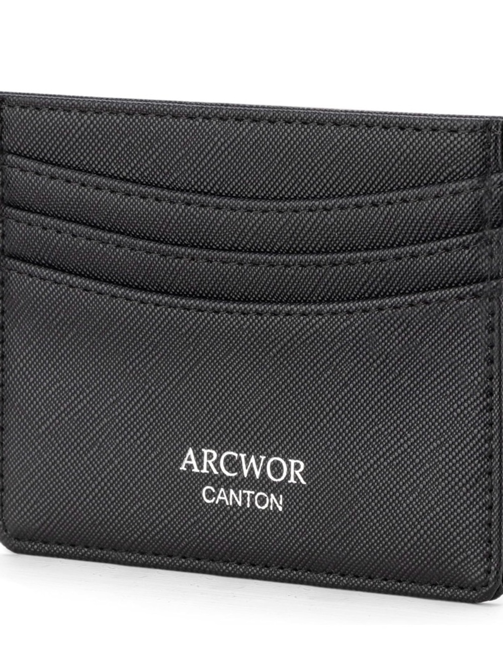 Black Slim Wallet Card Holder